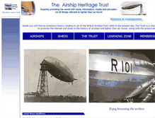 Tablet Screenshot of airshipsonline.com